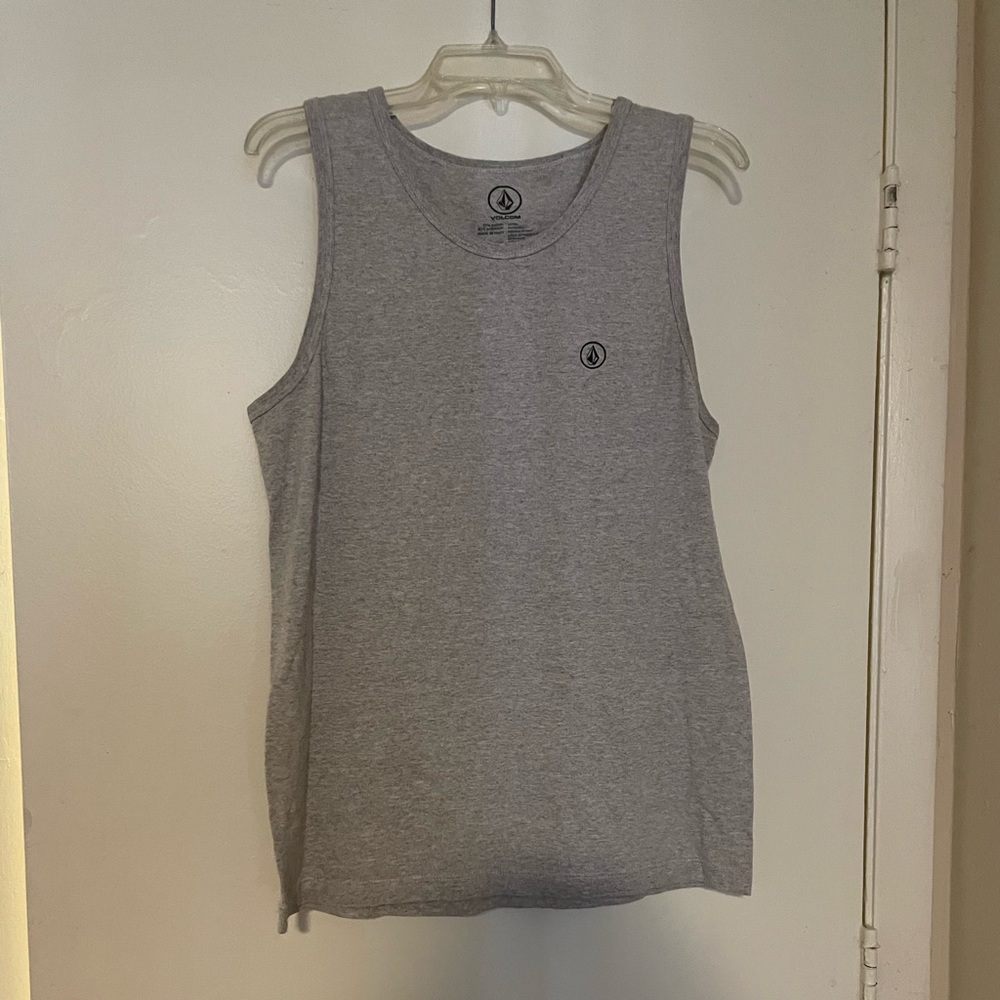 Mens Volcom tank top. Grey. Size medium.
